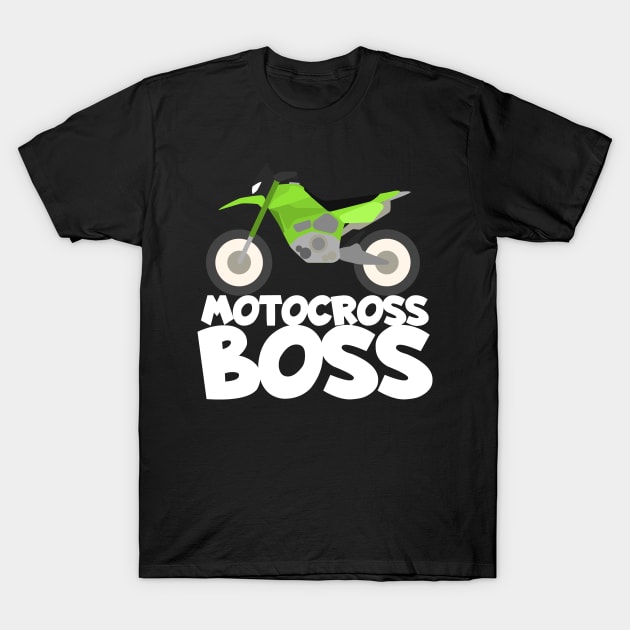 Motocross boss T-Shirt by maxcode